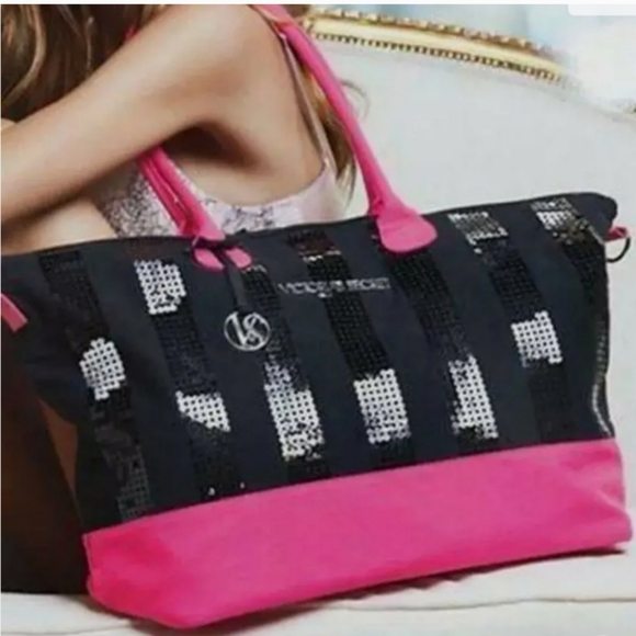 Victoria's Secret Handbags - Victoria's secret sequins large bag